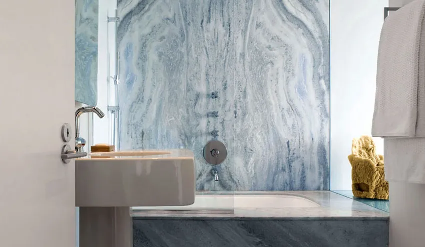 Мрамор Calcite Blue